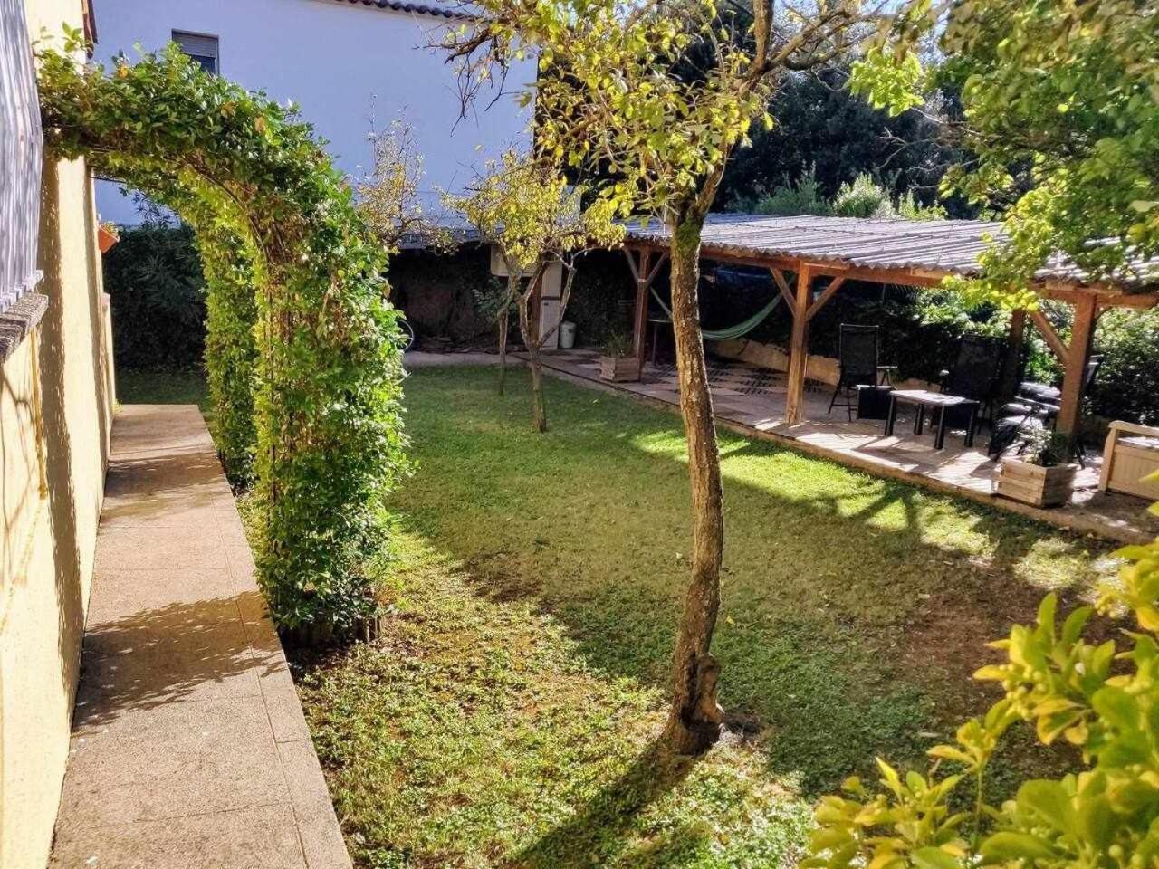 Can Camps Besalu Casa Planta Baja Con Jardin Exteriér fotografie